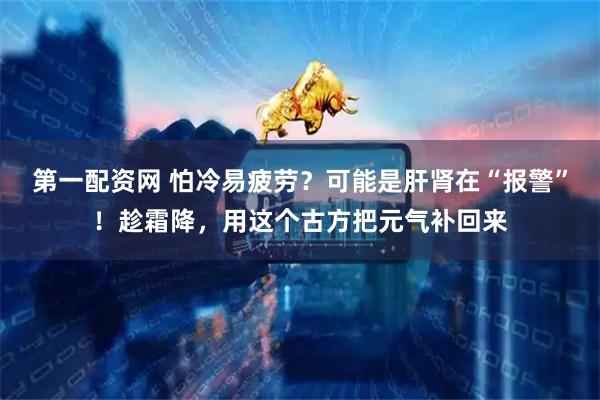 第一配资网 怕冷易疲劳？可能是肝肾在“报警”！趁霜降，用这个古方把元气补回来