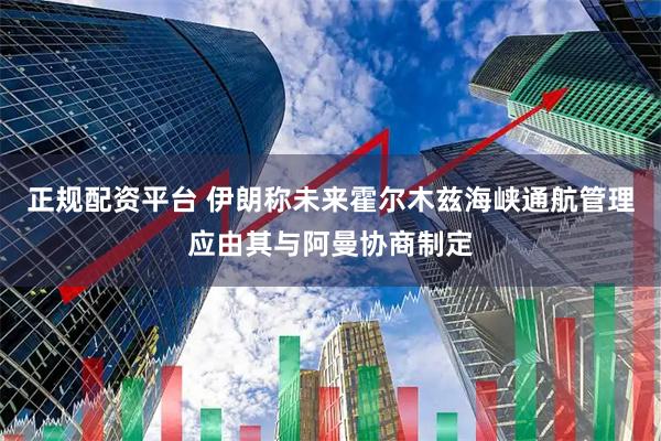 正规配资平台 伊朗称未来霍尔木兹海峡通航管理应由其与阿曼协商制定