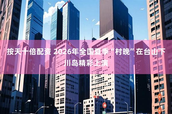 按天十倍配资 2026年全国夏季“村晚”在台山下川岛精彩上演